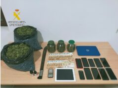 Tres detinguts a Ibi per tràfic i cultiu de marihuana