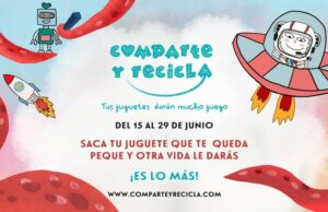 Oberta la recollida de joguets que ja no s’utilitzen per a abastir la campanya solidària ‘Comparteix i recicla’ fins el 29 de juny