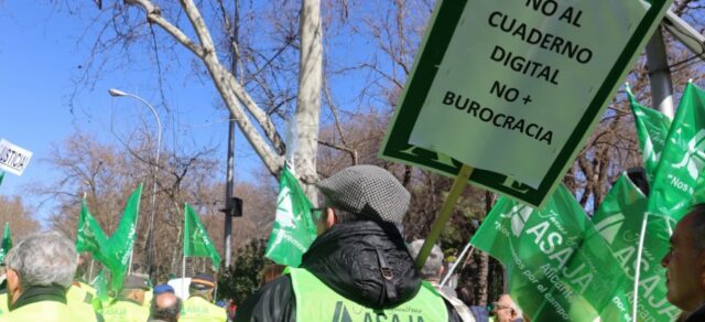 Imatge d'arxiu d'una de les protestes en que ha participat ASAJA