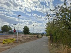 Comença la primera fase de la millora de la Zona Esportiva a Onil amb la insta·lació de noves lluminàries